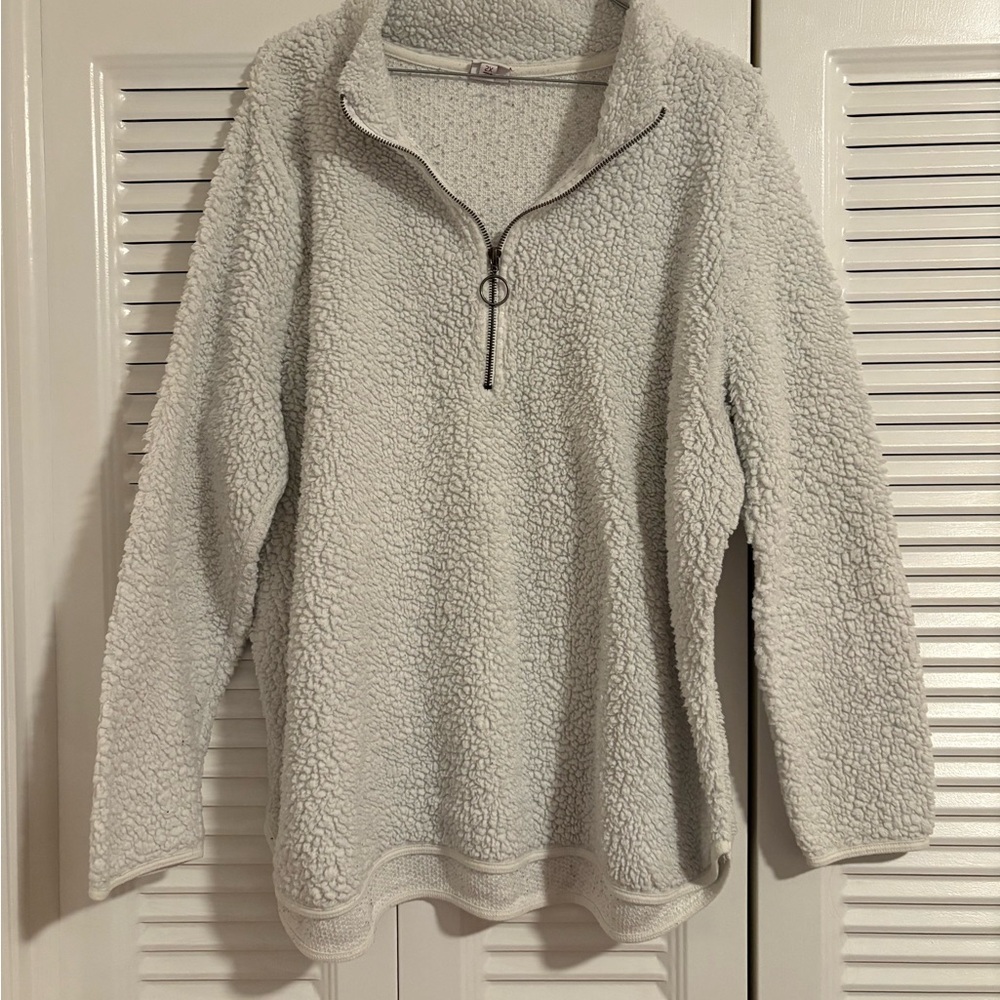 New Directions White Knit Top